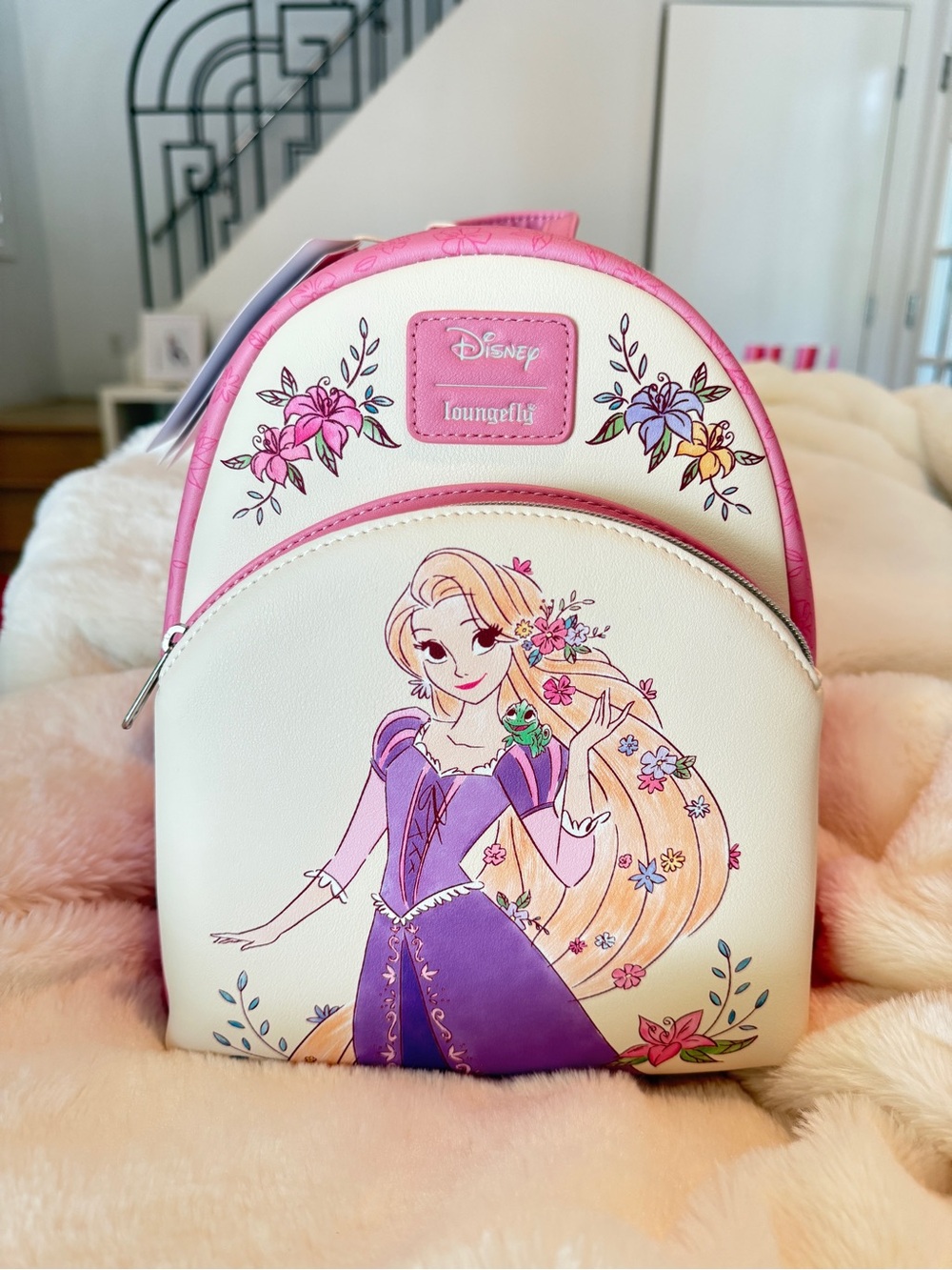 Brand new Loungefly Disney Tangled Rapunzel mini backpack